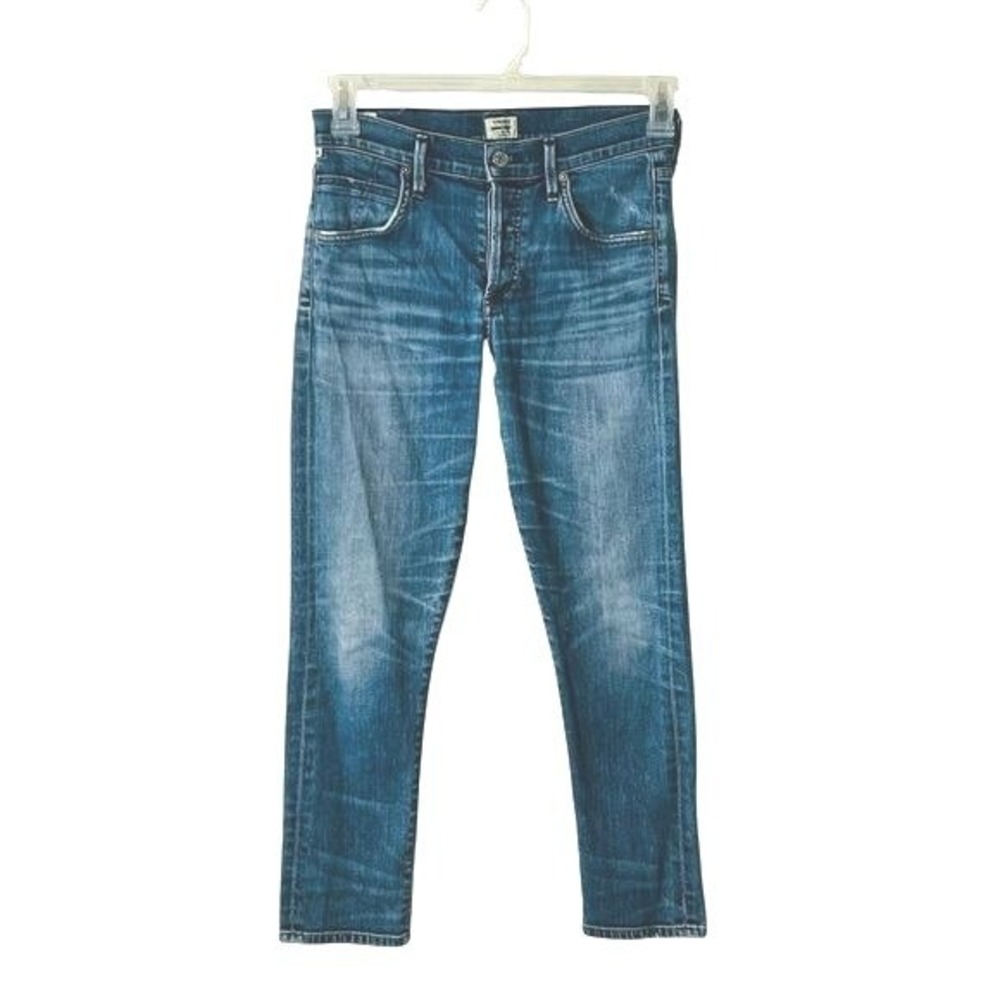 Citizens Of‎ Humanity Jeans Womens 26 Blue Elsa Mid Rise Slim Fit Crop Denim USA